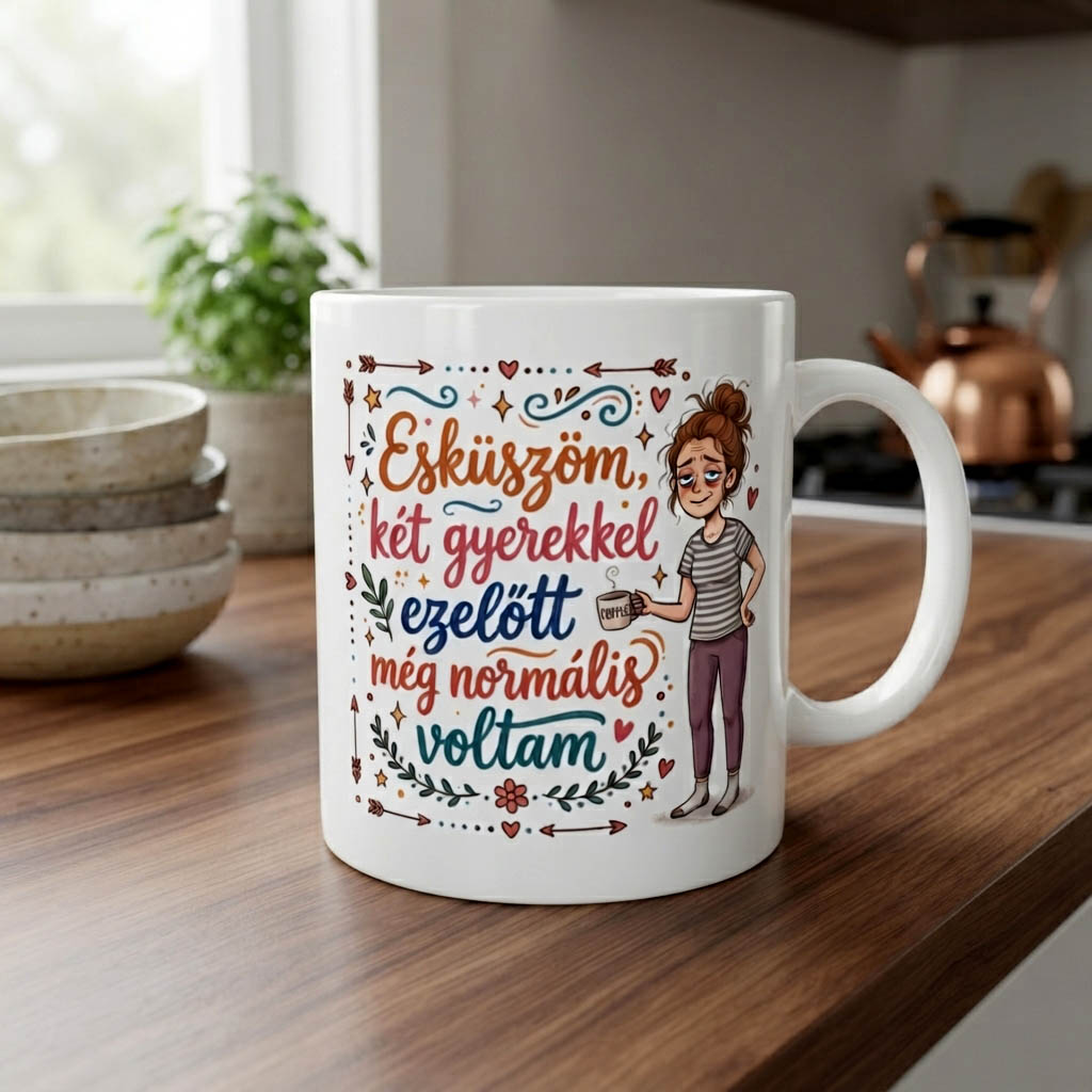 Két gyerekkel ezelőtt... bögre